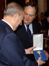 Il Presidente Ciampi riceve le "Chiavi della Città" dal Sindaco di Lisbona Joao Soares.