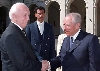  Il Presidente Ciampi accoglie al Palazzo del Quirinale il Presidente della Repubblica di Ungheria Ferenc Madl, in occasione della visita di Stato in Italia.