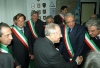Il Presidente Ciampi con i Sindaci dei Comuni colpiti dagli eventi relativi alle eruzioni dello Stromboli