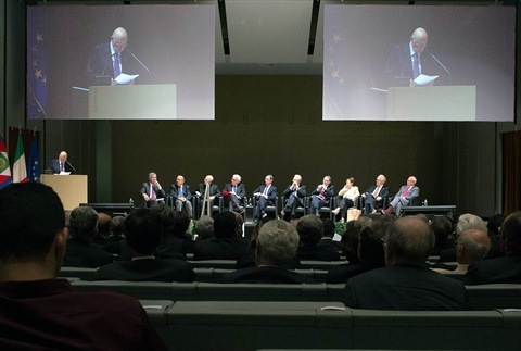 Il Presidente Giorigo Napolitano rivolge il suo indirizzo di saluto in occasione del convegno "Luigi Spaventa. La sua vita, le sue passioni, le sue lezioni" | Milano 27/09/2013