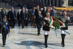 Il Presidente Napolitano al Sacello del Milite Ignoto all'Altare della Patria