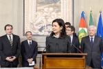 Il Presidente della Camera, Laura Boldrini,