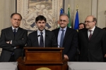 Andrea Olivero, Lorenzo Cesa, Walter Mauro e Lorenzo Dellai -