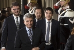 On. Nicola Vendola, Presidente Nazionale del Partito "Sinistra Ecologia - Libertà" e On. Gennaro Migliore, 