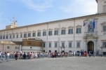 Apertura al pubblico dei Giardini del Quirinale,in occasione della Festa Nazionale della Repubblica nel 150° anniversario dell'Unità d'Italia.