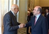 Incontro del Presidente Napolitano con Joaquin Almunia, Commissario per gli Affari Economici e Monetari dell'UE