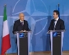 Conferenza Stampa del Presidente della Repubblica Giorgio Napolitano e del Segretario Generale della Nato, Anders Fogh Rasmussen alla Nato