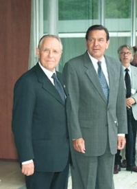 Visita ufficiale nella Repubblica Federale di Germania - Il Presidente Ciampi con il Cancelliere Gerhard Schroeder