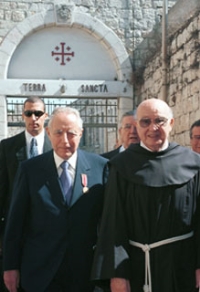 Visita di Stato in Israele - Visita del Presidente Ciampi alla Città Vecchia.