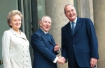 Visita nella Repubblica Francese - Il Presidente Ciampi con il Presidente della Repubblica Francese Jacques Chirac.