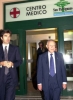 Il Presidente Ciampi, con il Dott. Andrea Muccioli, dopo aver visitato il Centro medico della Comunità di San Patrignano.