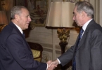 Il Presidente Ciampi incontra in Prefettura il Presidente del Consiglio dei Ministri Giuliano Amato