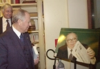 Il Presidente Ciampi insieme al Presidente della Fondazione Spadolini Cosimo Ceccuti  visita la Sede della Fondazione.