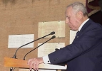 Il Presidente Ciampi durante il suo intervento alla cerimonia commemorativa della Difesa di Roma