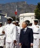Il Presidente Ciampi, riceve gli Onori Militari all'arrivo a Città del Capo