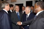 I Presidenti Ciampi e Mbeki con Tanzi e Cragnotti durante un ricevimento
