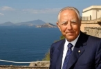 Il Presidente della Repubblica Carlo Azeglio Ciampi in visita a Napoli.
