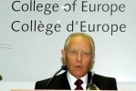 Il Presidente Ciampi durante il suo intervento al College d'Europe