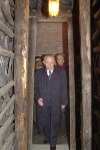 Il Presidente Ciampi visita il museo della miniera di Marcinelle