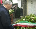 Il Presidente Ciampi, nel cimitero di Marcinelle,  rende omaggio alle vittime dell'incidente minerario del "Bois du Cazier" dell'8 agosto del 1956 dove persero la vita 262 minatori di cui 136 italiani