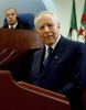 Il Presidente Ciampi durante la sua allocuzione all'Assemblea Popolare Nazionale.