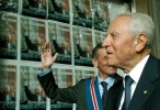 Il Presidente Ciampi durante la visita ufficiale nella città piemontese.
