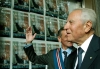 Il Presidente Ciampi durante la visita ufficiale nella città piemontese.