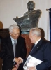 Il Presidente Ciampi con il Sen.Antonio Giolitti al termine della commemorazione di Giovanni Giolitti.