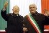 Il Presidente Ciampi con il Sindaco Giorgio Oldrini all'ex fabbrica "Ercole Marelli".