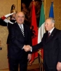 Il Presidente Ciampi con Alfred Moisiu, Presidente della Repubblica d'Albania.