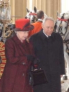 Il Presidente Ciampi con S.M. la Regina Elisabetta II a Buckingham Palace.
