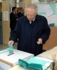 Il Presidente Ciampi durante le operazioni di voto.