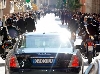 L'arrivo del Presidente Ciampi e della moglie Franca nella città abruzzese.