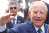 Il Presidente Ciampi al suo arrivo, nella città abruzzese
