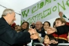 Il Presidente Ciampi al suo arrivo in Piazza Martiri della Libertà