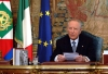Il Presidente Ciampi durante la lettura del messaggio di fine anno agli italiani.