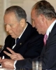 Il Presidente Ciampi con il Re Juan Carlos, durante i lavori del COTEC al Palazzo del Pardo.