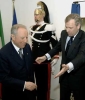 Il Presidente Ciampi con il Segretario Generale della NATO,Jaap de Hoop Scheffer, in occasione della celebrazione del 40°anniversario  dell'insediamento a Roma del NATO Defense College.