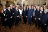 Il Presidente Ciampi con i promotori ed i vincitori della XXVI edizione del &quot;Premio Ischia Internazionale di Giornalismo&quot;