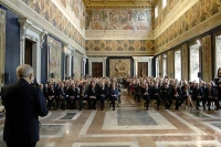 Il Presidente Ciampi rivolge il suo indirizzo di saluto ai Maestri del Lavoro del Lazio e dell'Umbria in occasione della Festa del Lavoro