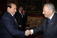 Il Presidente Ciampi accoglie Silvio Berlusconi al Quirinale