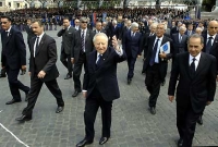 Il Presidente Ciampi in Piazza del Popolo in occasione del 154&#176; Anniversario di Fondazione della Polizia di Stato