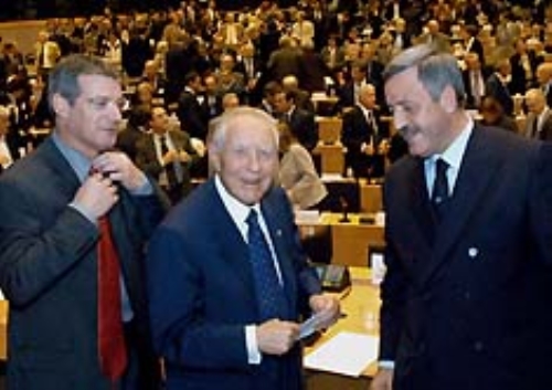 Visita del Presidente della Repubblica Carlo Azeglio Ciampi a Bruxelles in occasione dell'intervento al Parlamento Europeo e alla Commissione Europea - Bruxelles, 30 settembre - 1 ottobre 2003