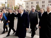 Visita del Presidente della Repubblica Carlo Azeglio Ciampi alla citt&#224; di Foggia - 31 gennaio 2006