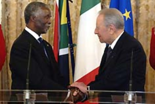 Visita di Stato in Italia del Presidente della Repubblica del Sud Africa, Thabo Mbeki (21 - 23 marzo 2006)