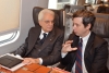 Il Presidente della Repubblica, Sergio Mattarella, con il Ministro della Giustizia, Andrea Orlando, 