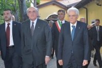Il Presidente Sergio Mattarella al suo arrivo al Collegio del Mondo Unito dell'Adriatico