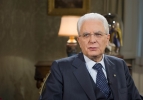 Il Presidente Sergio Mattarella in occasione del messaggio di fine anno.