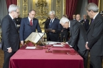 Il Presidente Sergio Mattarella con Claudio De Vincenti,Ministro della Coesione Territoriale e Mezzogiorno  