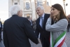 Il Presidente Sergio Mattarella accolto dal Ministro dell'Ambiente
